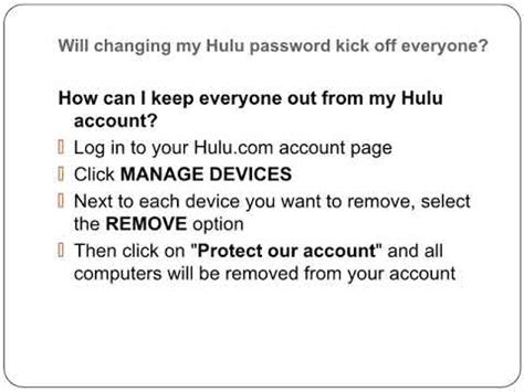 Does changing your password log everyone out?