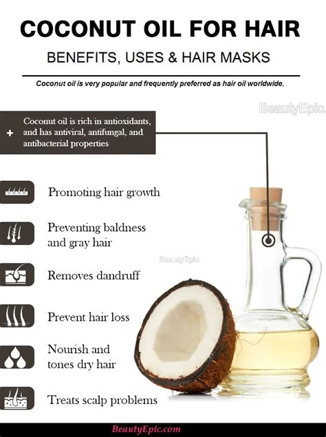 Does coconut oil protect hair at beach?