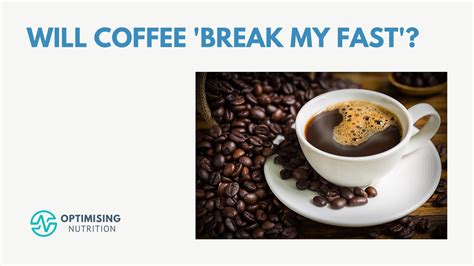 Does coffee break a fast?