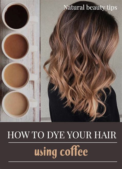 Does coffee change hair color?