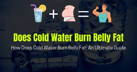 Does cold water burn fat?