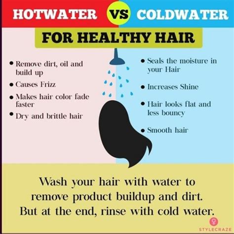 Does cold water make hair straighter?