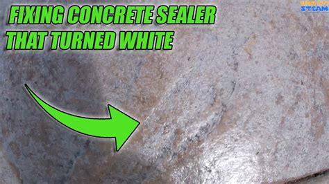 Does concrete always turn white?