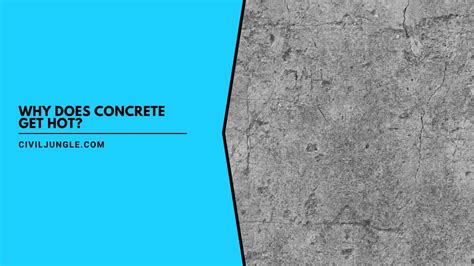 Does concrete get hotter than wood?