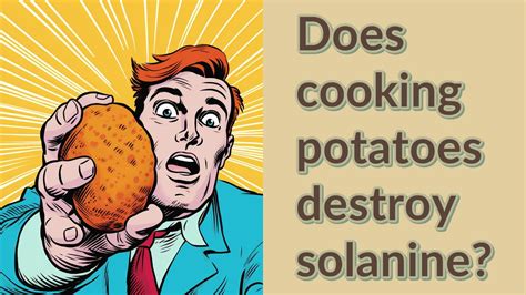 Does cooking destroy solanine?