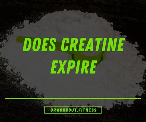 Does creatine expire?