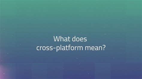 Does cross-platform mean cross gen?