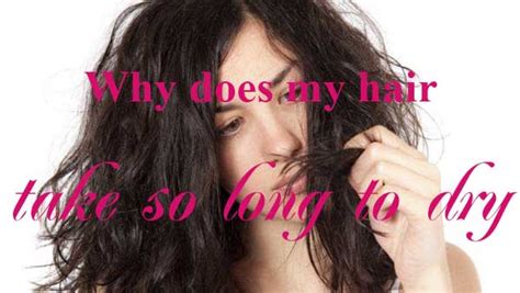 Does damaged hair take forever to dry?