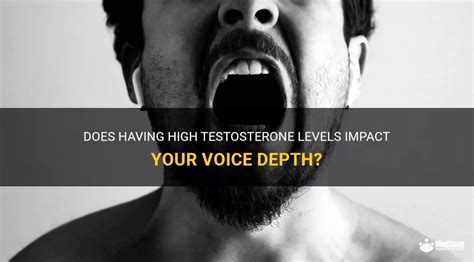 Does deep voice mean high testosterone?