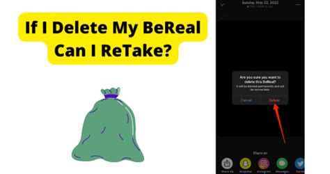 Does deleting BeReal reset retakes?