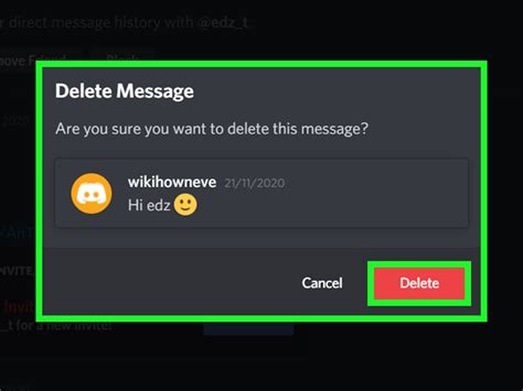 Does deleting Discord account delete messages?
