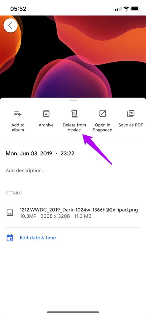 Does deleting Google Photos free up space?