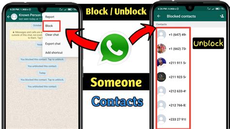 Does deleting a contact unblock them?