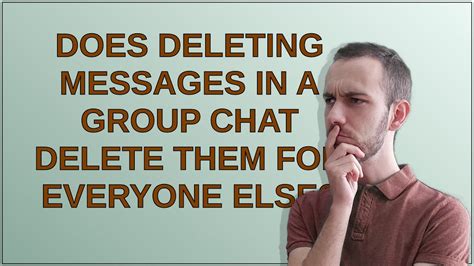 Does deleting a group chat remove messages?