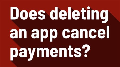 Does deleting an app cancel free trial?