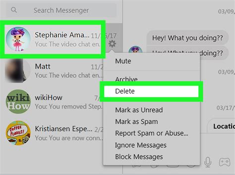 Does deleting chat delete messages?