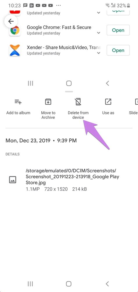 Does deleting photos from gallery affect Google Photos?