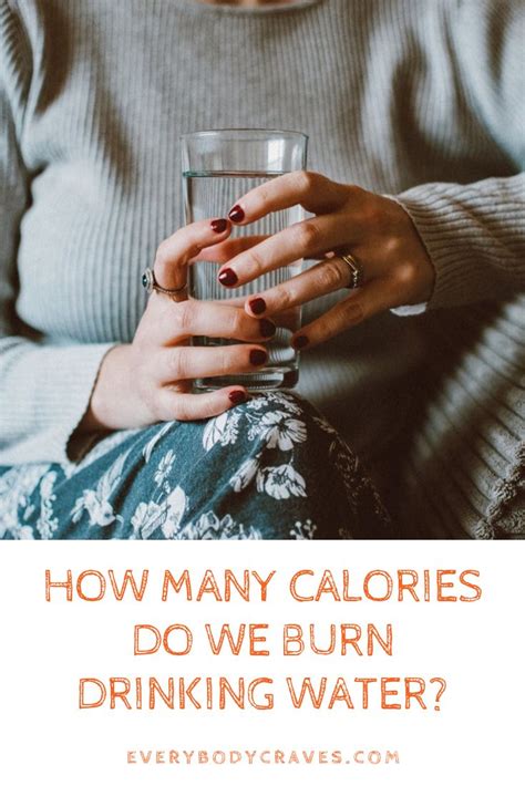 Does drinking water burn calories?