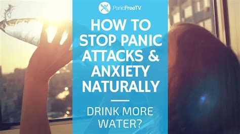 Does drinking water help a panic attack?