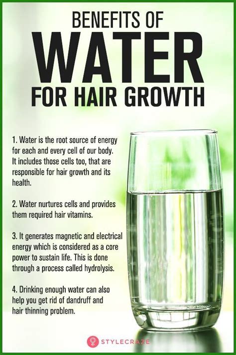 Does drinking water help hair growth?