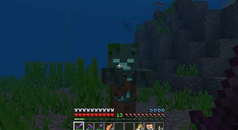 Does drowning damage armor Minecraft?
