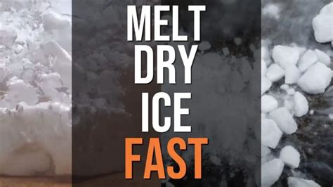Does dry ice melt?
