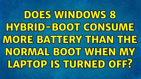 Does dual boot consume more battery?