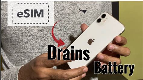 Does eSIM drain battery?