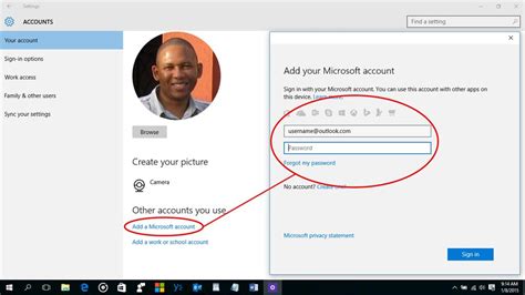 Does each user need a Microsoft account?