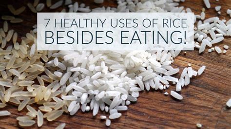 Does eating raw rice affect skin?