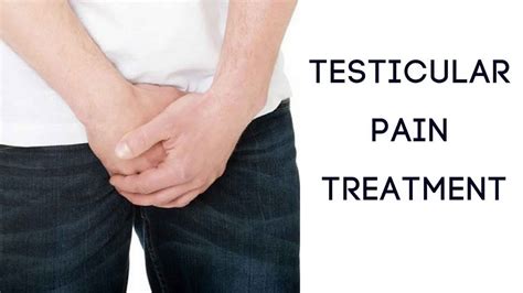 Does ejaculating give relief for testicle pain?