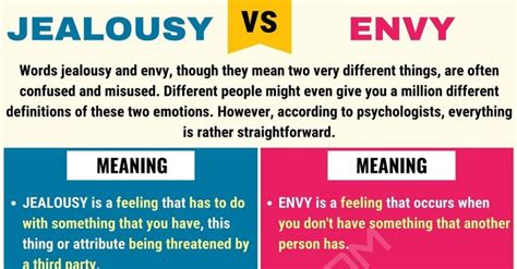 Does envy make you sad?