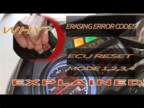 Does erasing codes reset ECU?