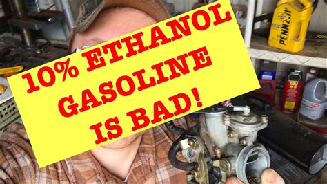 Does ethanol harm small engines?