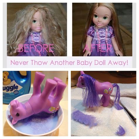 Does fabric softener work on doll hair?