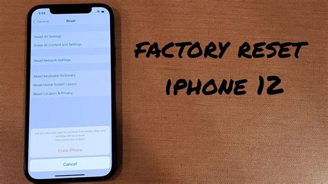 Does factory reset affect iPhone?