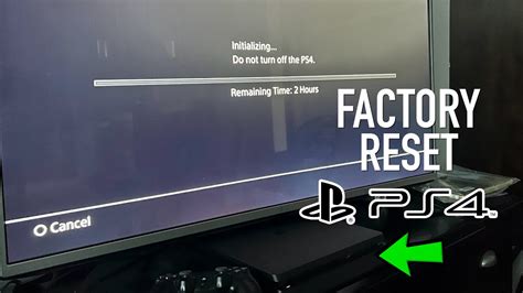 Does factory reset delete PS4?