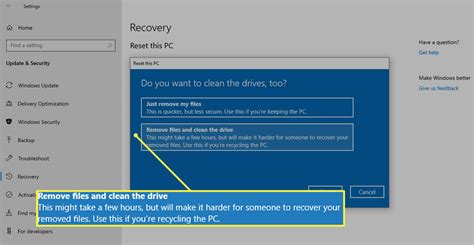 Does factory reset delete all hard drives?