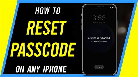 Does factory reset delete passcode on iPhone?