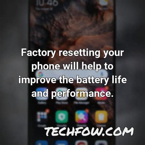 Does factory reset improve battery life?