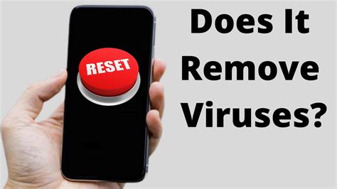 Does factory reset remove virus?