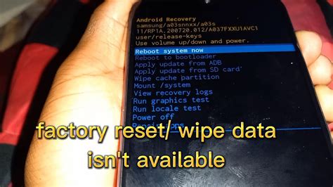 Does factory reset wipe drive?