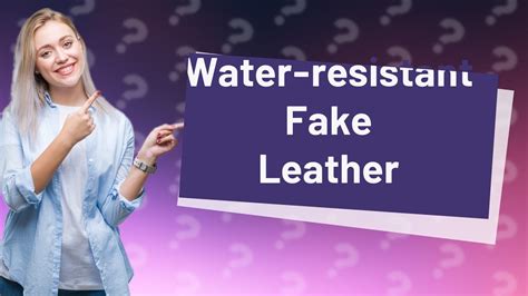Does fake leather get ruined when wet?