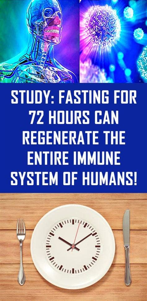 Does fasting for 72 hours regenerate immune system?