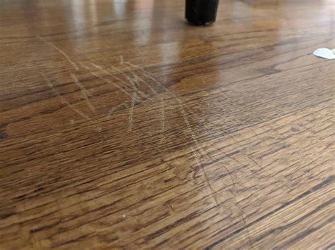 Does floor wax hide scratches?