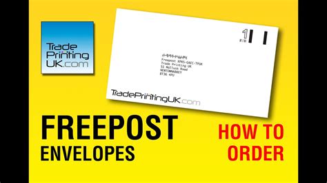 Does free post need a stamp?