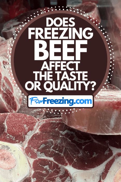 Does freezing change the taste of meat?