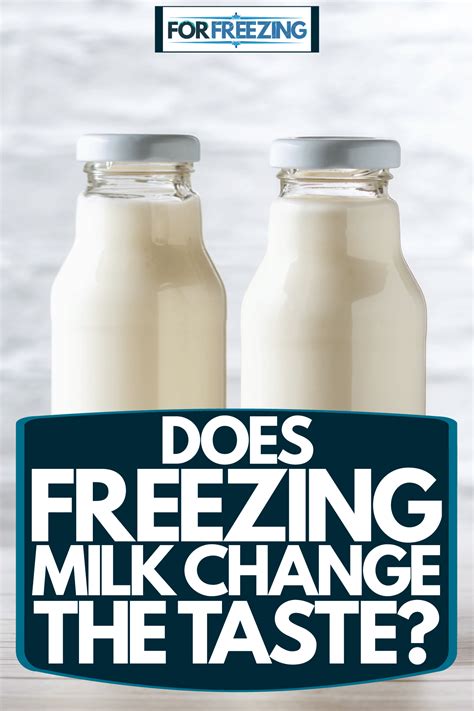 Does freezing milk affect lactose?