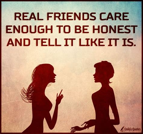 Does friendship need honesty?