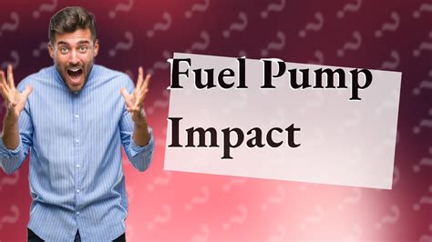 Does fuel pump affect engine performance?